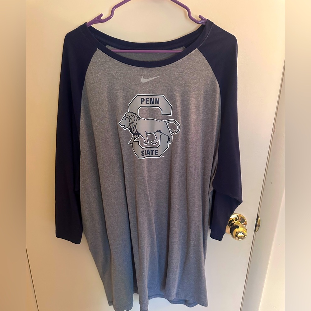 Penn State Nike Raglen Shirt